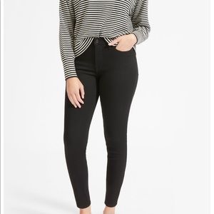 Everlane mid-rise skinny black ankle jean